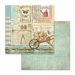 Набор бумаги 30х30 см "Garden", 10 листов (Stamperia)