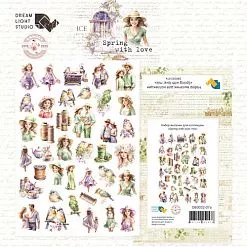 Набор высечек "Spring with love. Mix", 39 шт (DreamLight Studio)