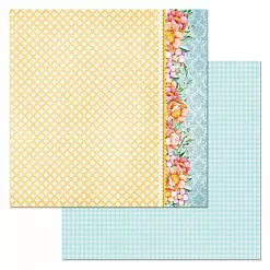 Набор бумаги 20х20 см "Каникулы в Париже", 12 листов (ScrapMania)