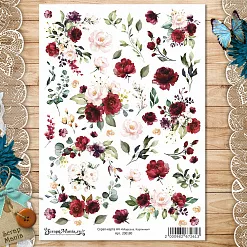 Скрап-карта А4 "Марсала. Картинки" (ScrapMania)