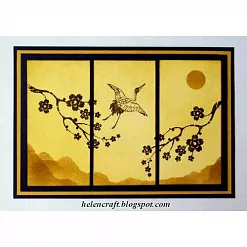 Набор штампов "Азиатские" (InkaDinkaDo)