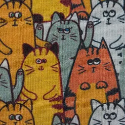 Отрез ткани 48х50 см "Кошачья история. Коты" (Артмикс)
