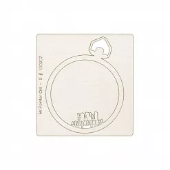 Украшение из чипборда "Рамка. Норвежский лес" (Mr.Painter)