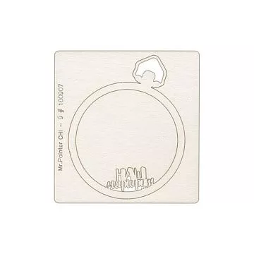 Украшение из чипборда "Рамка. Норвежский лес" (Mr.Painter)