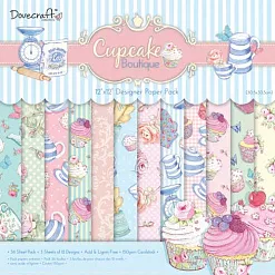 Набор бумаги 30х30 см "Кондитерская", 36 листов (Dovecraft)