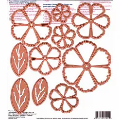 Набор ножей для вырубки и тиснения "Цветочки" (Spellbinders) Набор ножей для вырубки и тиснения "Цветочки" (Spellbinders)