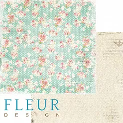 Набор бумаги 15х15 см "Забытое лето", 24 листа (Fleur-design)