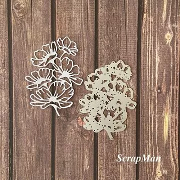 Нож "Цветение 3", 7х10 см (Scrapman)
