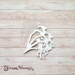 Чипборд "Эра динозавров. Шейкер. Паразауролоф маленький" (ScrapMania)