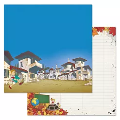 Набор бумаги 30,5х30,5 см "Буратино", 6 листов (ScrapMania)