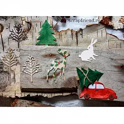 Нож "Машинка в лесу", 6х2,5 см (Scrapfriend) Нож "Машинка в лесу", 6х2,5 см (Scrapfriend)