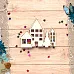 Чипборд "Новогодние традиции. Шейкер. Домики с елкой. Мини" (ScrapMania)