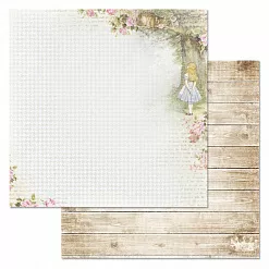 Бумага "Алиса в сказке. Чеширский кот" (ScrapMania)
