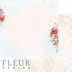 Набор бумаги 15х15 см "Зефир", 24 листа (Fleur-design)