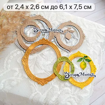 Нож "Картинная галерея. Лимон", 6,1х7,5 см (ScrapMania)