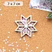 Шейкер "Новогодние гномы. Звезда маленькая", 7х7 см (ScrapMania)