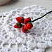 Букет закрытых роз "Красный", 5 шт (Craft)