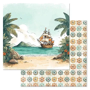 Бумага "Маленький пират. На горизонте" (ScrapMania)