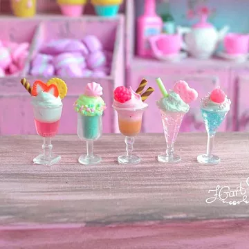 Набор миниатюр "Десерты", 1,5х3 см, 5 шт (Югарт)