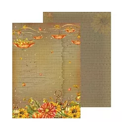 Бумага А4 "Царица-Осень. Зонтики" (PaperBlonde)