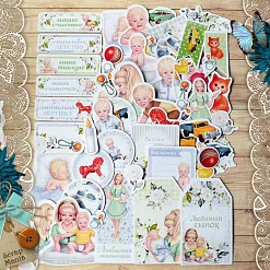 Набор высечек из бумаги "Шалунишка" (ScrapMania)