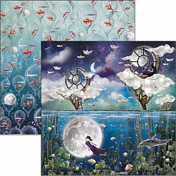 Бумага "Moon & Me. Upside Down" (Ciao bella) Бумага "Moon & Me. Upside Down" (Ciao bella)