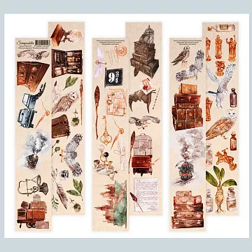 Набор листов для вырезания 6х30 см "Magical journey", 6 шт (Scrapodelie)