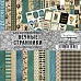 Набор бумаги 20х20 см "Вечные странники", 12 листов (ScrapMania)
