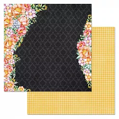 Набор бумаги 20х20 см "Каникулы в Париже", 12 листов (ScrapMania)