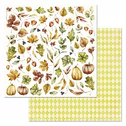Набор бумаги 30,5х30,5 см "Щедрая осень", 12 листов (ScrapMania) Набор бумаги 30,5х30,5 см "Щедрая осень", 12 листов (ScrapMania)