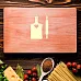 Чипборд "Кулинария. Доска и скалка", 4х5,5 см (Белый кот)
