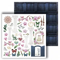 Бумага "Магнолия. Цветы магнолии" (DreamLight Studio)