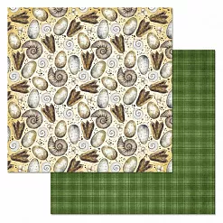 Набор бумаги 30,5х30,5 см "Эра динозавров", 12 листов (ScrapMania)