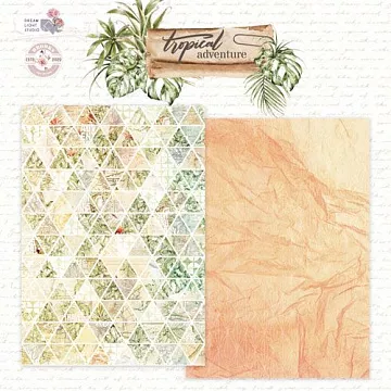 Бумага А4 "Tropical adventure 03" (DreamLight Studio)