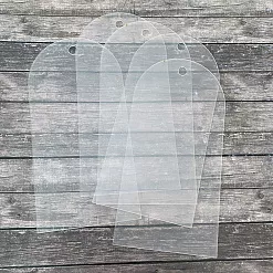 Набор акриловых украшений "Тэг полукруг. Мини", 5 шт (CraftStory)