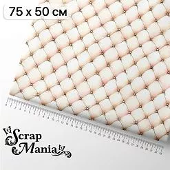 Отрез ткани 75х50 см "Маленькая королева. Каретная стяжка" (ScrapMania)