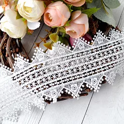 Кружево "Сказочный орнамент", ширина 7 см, длина 1 м (Китай)