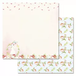 Набор бумаги 30,5х30,5 см "Клубничное детство", 9 листов (ScrapMania)