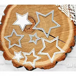 Нож "Праздничные звезды", 7,3х7,2 см (AgiArt)