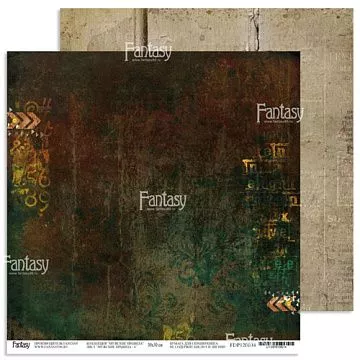 Бумага 30х30 см "Мужские правила 4" (Fantasy)