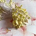 Тычинки "Малые с блестками. Кремовые", 6 см, 150 шт