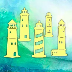 Набор украшений из чипборда "Маяки" (Muscari)