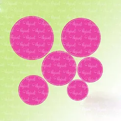 Нож "Круги с изогнутой прострочкой", 9,8 см (AgiArt)