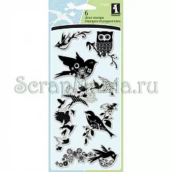 Набор штампов "Разные птицы" (Inkadinkado)