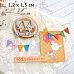 Нож "Гирлянда. Флажки треугольные", 1,2х1,5 см (ScrapMania)