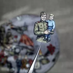 Набор тканевых высечек "Радость Победы", 32 шт (ScrapMania) Набор тканевых высечек "Радость Победы", 32 шт (ScrapMania)