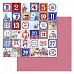 Набор бумаги 20х20 см "Снеговички", 12 листов (ScrapMania)