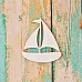 Украшение из чипборда "Парусник" (ScrapКрым)