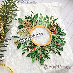 Нож "Ботанические рамки. Травинки", 8х10,2 см (ScrapMania)