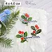 Нож "Новогодняя красота. Рождественский остролист", 4х4,6 см (ScrapMania)